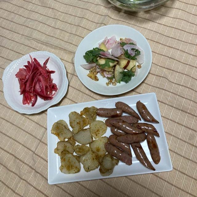 大急ぎ手抜きの晩酌飯