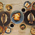 焼魚で和食の夜ごはん。