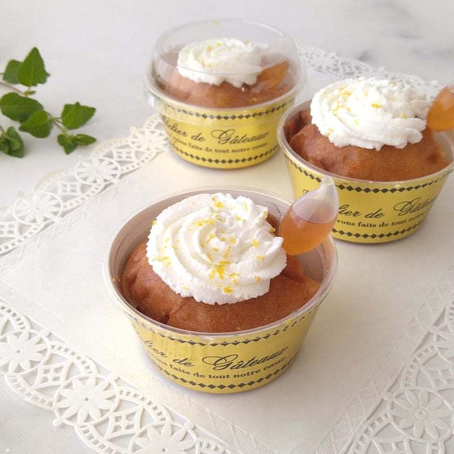 丸パンのサバラン風