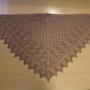 swallowtail lace shawl　完成♪