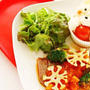 【 姫ごはん☆ 】トマトソースでいただくクリスマスステーキ しろくまちゃんといっしょに レシピ☆