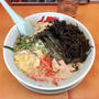 塩ラーメンを味濃いめで啜る 〜黒ばら海苔・紅生姜・LINEクーポン穂先メンマ・山岡家〜