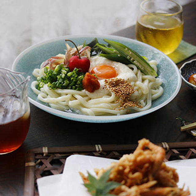 山かけぶっかけうどん