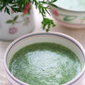 緑のヴィシソワーズ風スープ（体のどこかに「ききそう」な味）