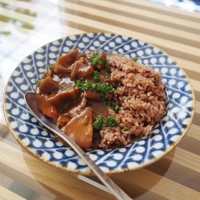 煮しめカレーごはん