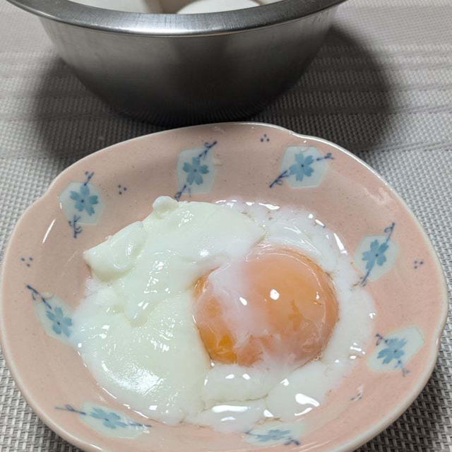 温泉卵を作る。
