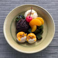 抹茶白玉クリームあんみつ・レシピ