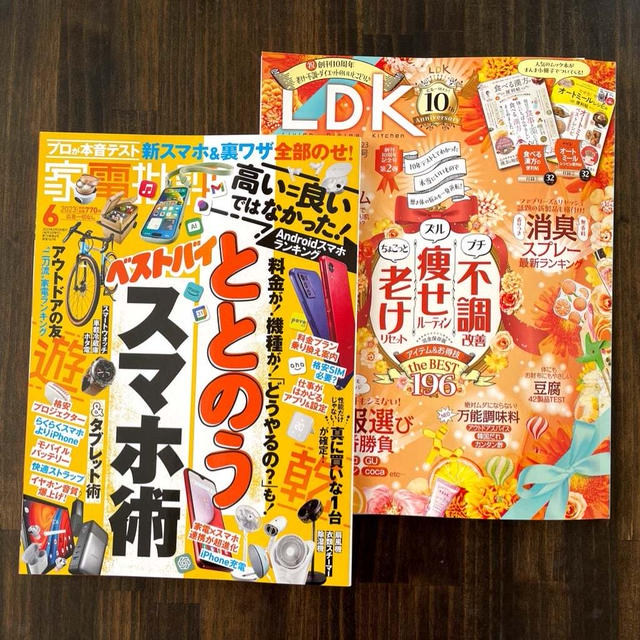 雑誌掲載のお知らせ　LDK6月号・家電批評6月号