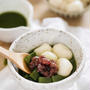 Cold Matcha Zenzai 冷やし抹茶ぜんざい