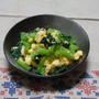 小松菜とバター入り卵の和え物