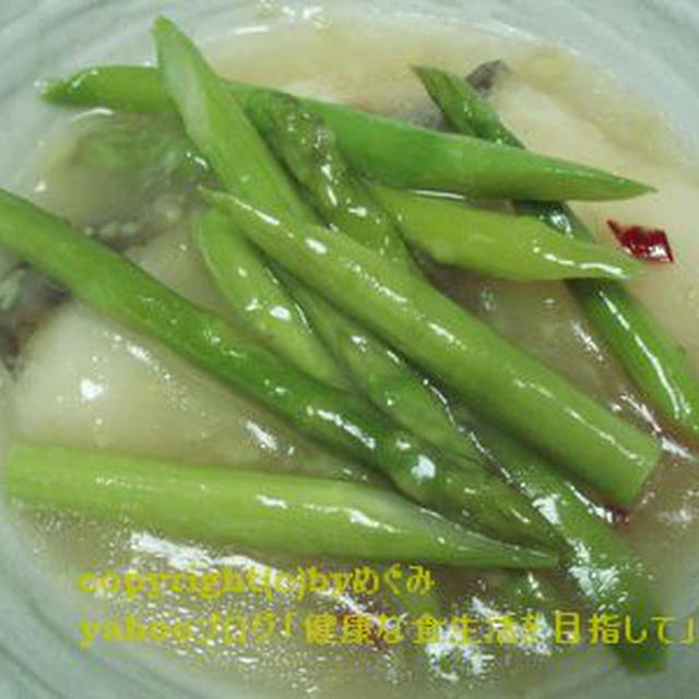 アスパラピリ辛炒め