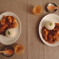 きのうはチキンとトマトの辛いカレーを。