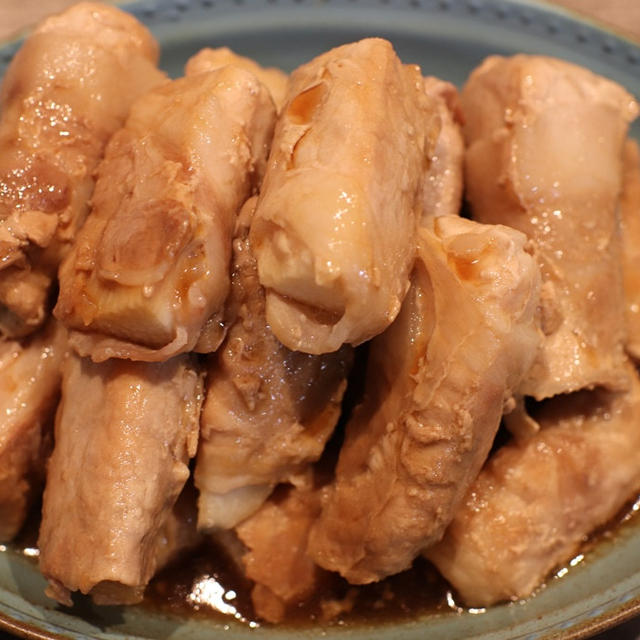 長芋で簡単かさ増し♪長芋の豚肉まき焼き( *´艸｀)