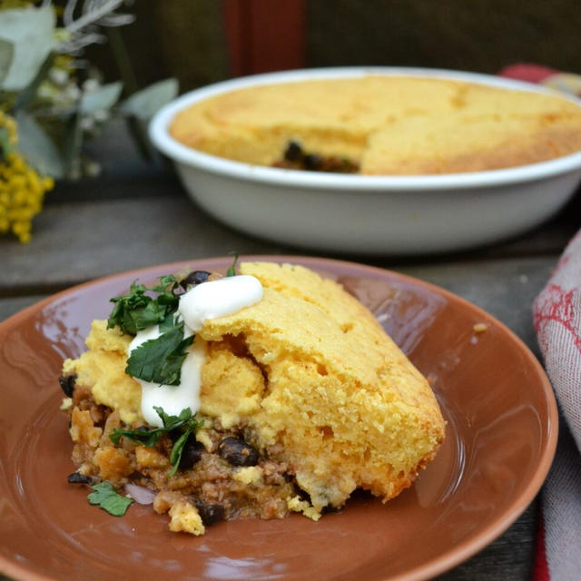 Cornbread Chili Casserole コーンブレッドチリキャセロール