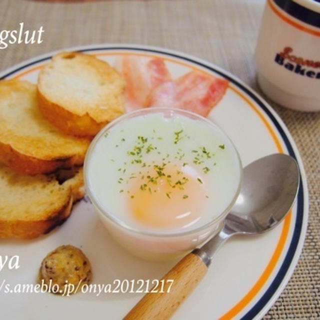 【簡単朝カフェ】次のトレンド：エッグスラット♪マッシュポテトに卵をのせるだけ♪