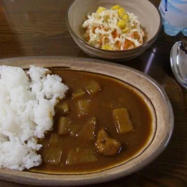 大根＆ポークのカレーとチャプチェ定食♪