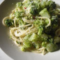 Spaghetti ai broccoli ブロッコリーのスパゲティ