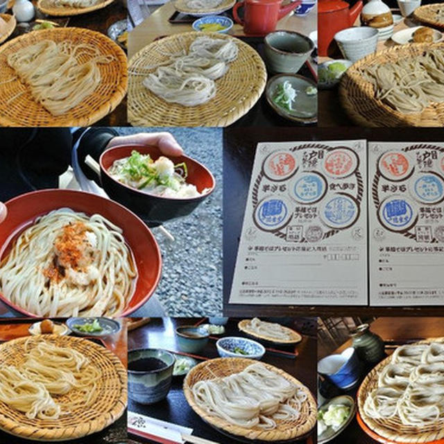 信州パワースポット　戸隠半ざる食べ歩きと振る舞いそば