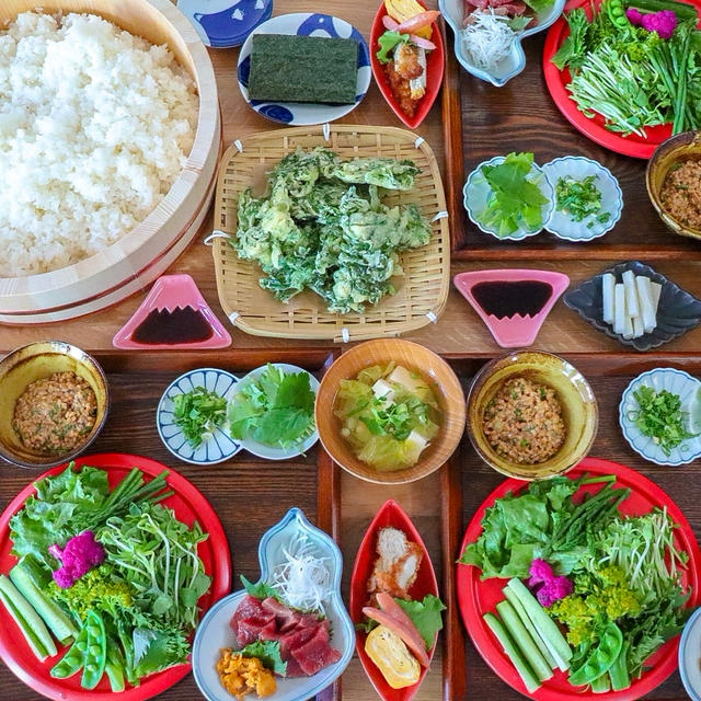絶対納豆は欠かせない！我が家の手巻き寿司