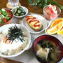 遠征前の朝ごはん♪…えっ？ほんとにこれで？？？ありえん