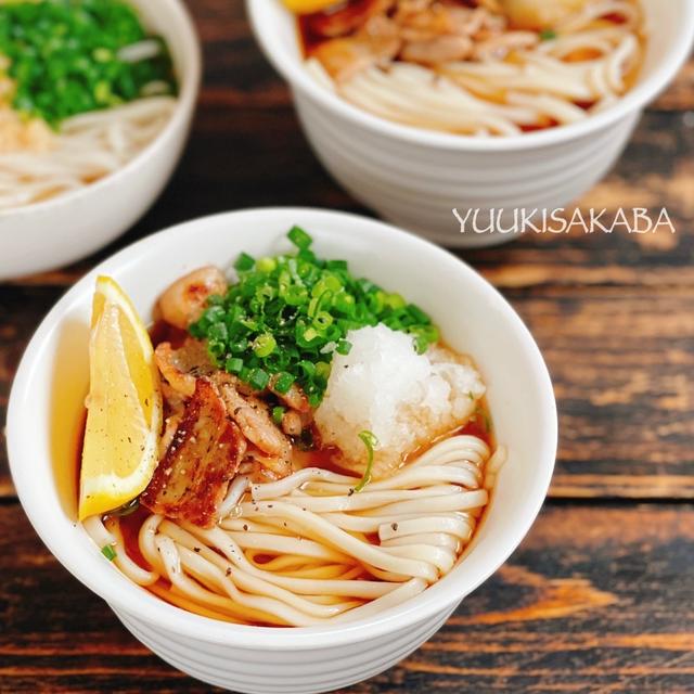 さっぱり食が進むスタミナ抜群、塩豚おろしうどん！　〜食べ応え十分、お肉のうどんレシピ3選〜