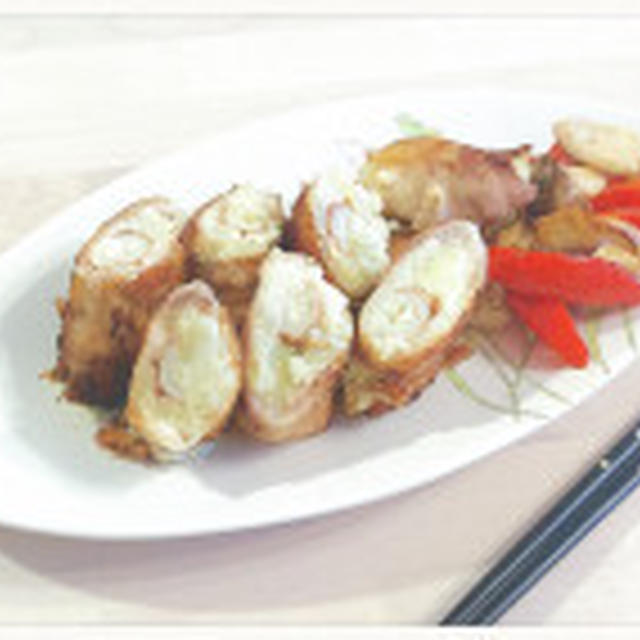 節約レシピ☆竹輪とお豆腐ポテトの豚バラ肉巻き♡とおもてなしクッキー♡