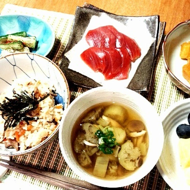 松茸五目ご飯