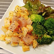 再び、びん長マグロと長芋コラボ♪びん長マグロと長芋のピリ辛炒め☆フーディストノート掲載のお知らせ♡