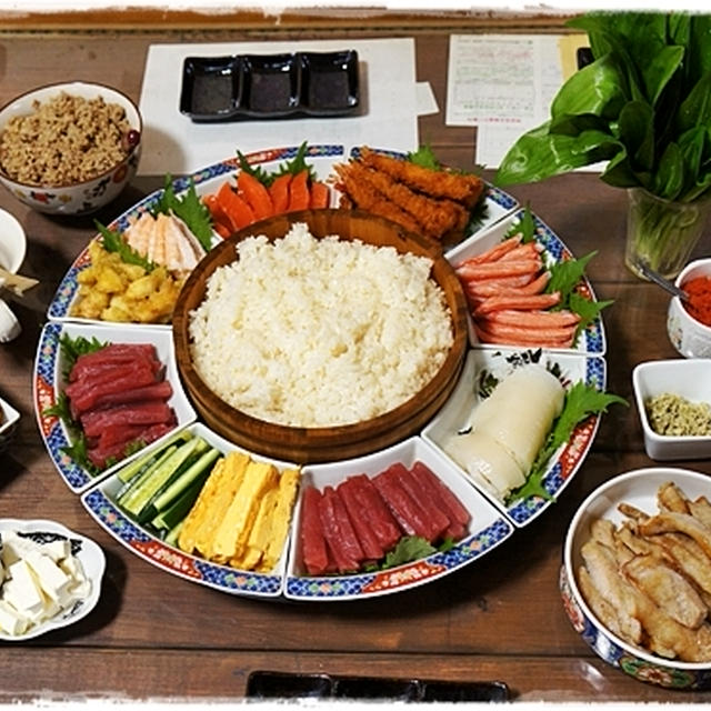 ■春の恒例♪行者ニンニクde手巻き寿司パーティーヽ( ﾟ∀ﾟ)ﾉﾜｯｼｮｲ■