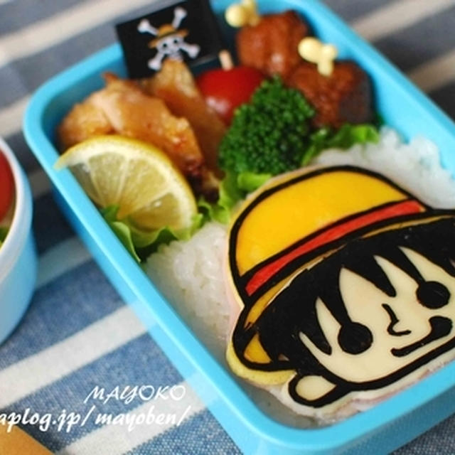 「ワンピース×パンソンワークス」のルフィ弁当♪