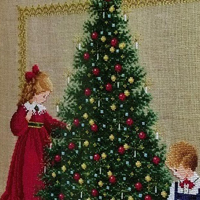 クリスマスの刺繍 2 ♪ と、お気に入りの1枚