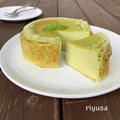 【アイスと材料3つ】抹茶のベイクドチーズケーキ