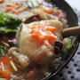 簡単シャンタン玉子豆腐の蟹カマ五目餡かけ