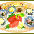 今夜は、本鮪でお刺身定食