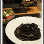 いかすみのパスタ♪ ハロウィンメニューにも ぴったり！