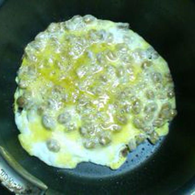 納豆入りの卵焼き