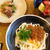 トマトと水ナスのさらだとぶっかけうどん