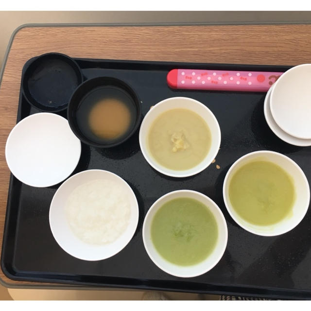９ヶ月  病院の食事(離乳食中期）