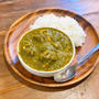 太った〜！！ほうれん草カレーにしよう！！