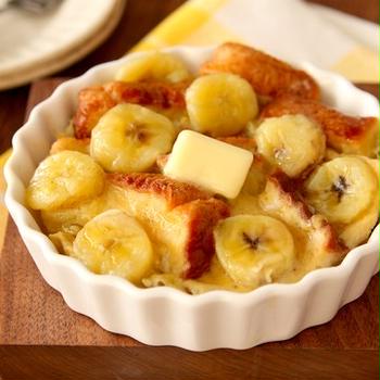 5分で簡単！　朝ごはんやおやつに「レンジで濃厚バナナフレンチトースト」のレシピ