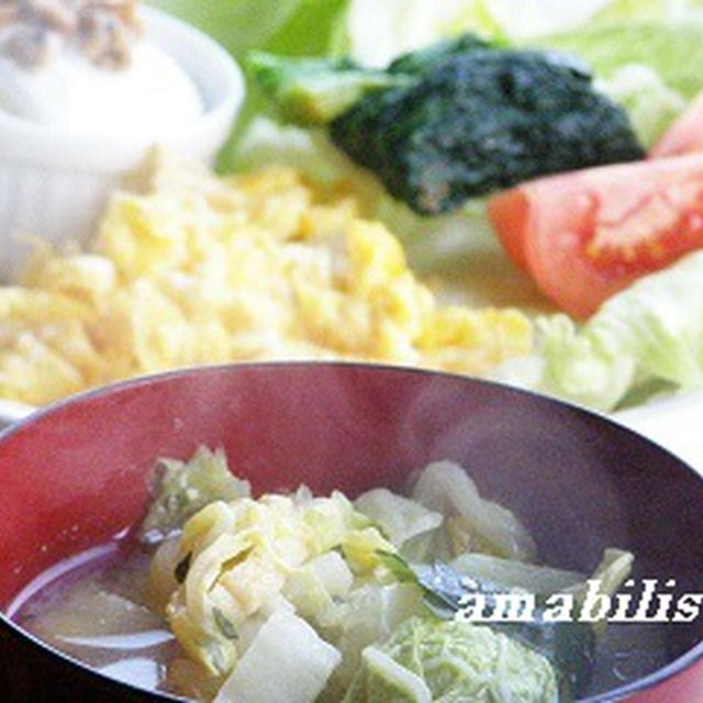 玉子と野菜の定食