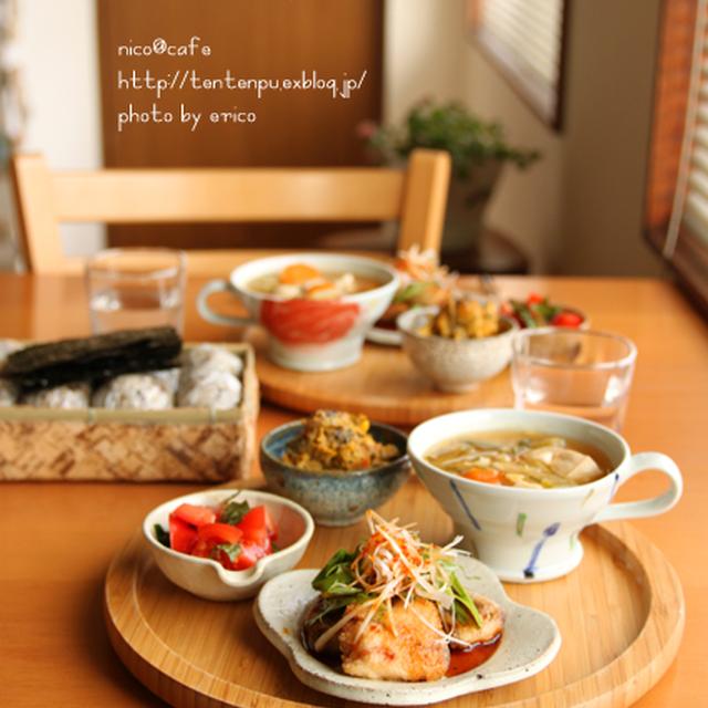 お野菜たっぷりおにぎりランチ☆