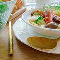 海老と長芋とヨーグルトでクリームチャウダースープ