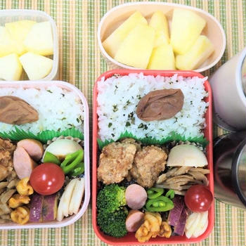 今日のW弁当