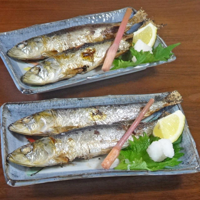 魚グリルでふっくら！こんがり鰯の塩焼き