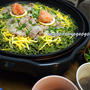 なんちゃってもおいしい瓦蕎麦と穂先たけのこ寿司