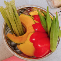 米油で♪〜さっくり美味しい夏野菜の天ぷら〜