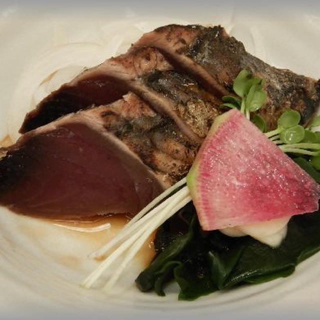 一本釣りのカツオのたたき～阪急三番街の名店