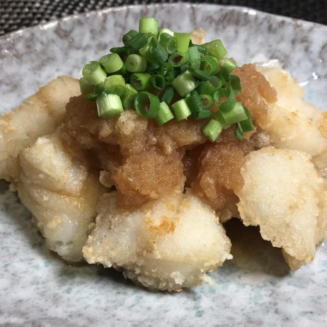 鱈フライのおろしポン酢かけ By ゆみクローバーさん レシピブログ 料理ブログのレシピ満載