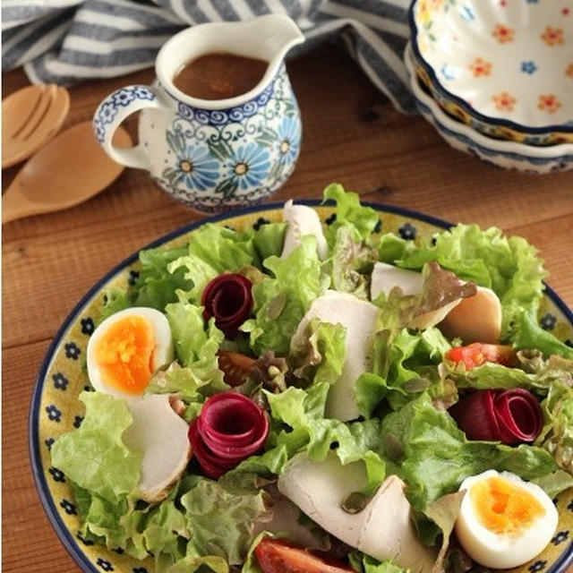 サラダを美味しく作るには。
